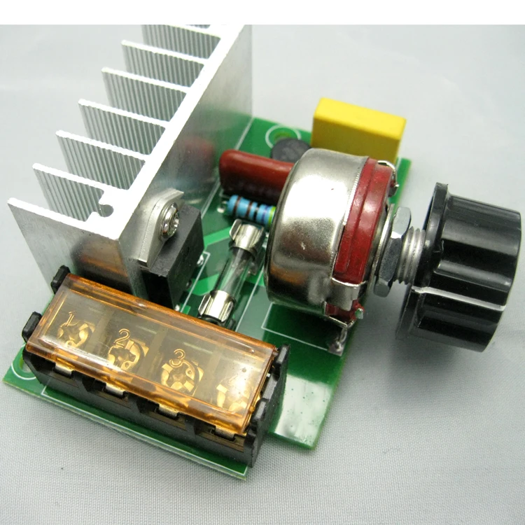 

Импортный высокомощный Тиристор 4000 Вт, электронный регулятор напряжения, регулировка скорости, регулировка температуры, ленточный предохранитель