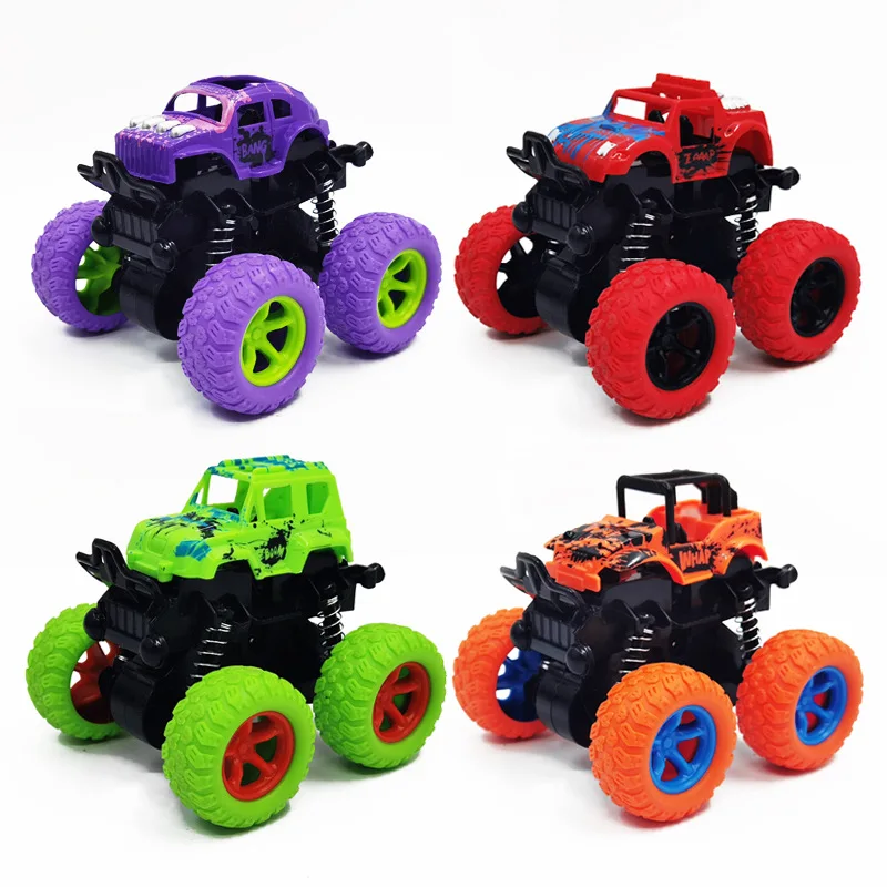 

Mini Four-wheel Drive Stunt Rolling Inertial Off-road Vehicle Children Simulation Model Cars Funny Toys for Children Boys Gifts