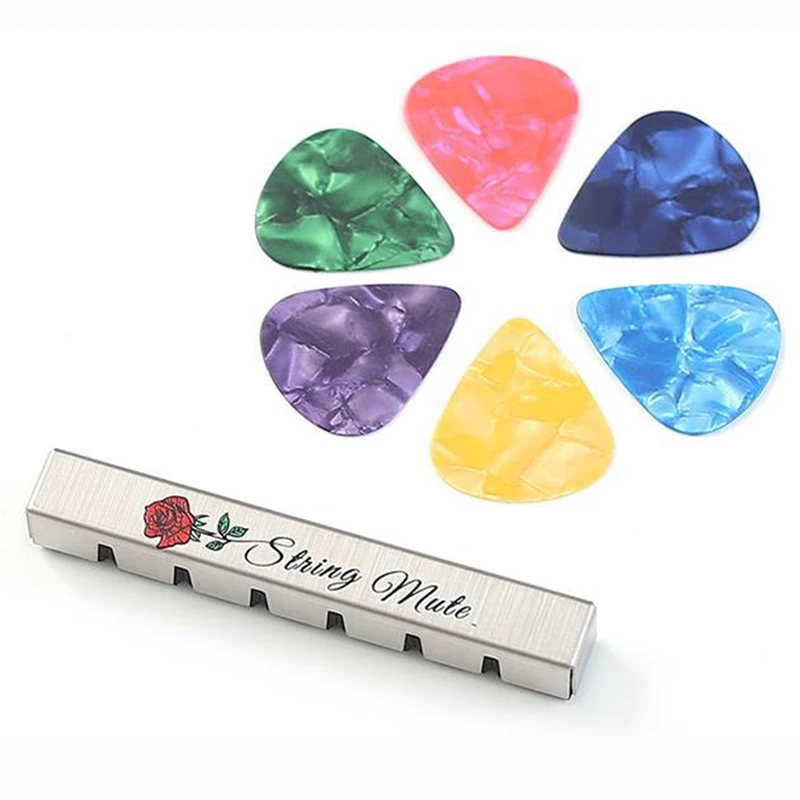 Гитарный глушитель струн для бас-гитары акустическая гитара гавайская струны