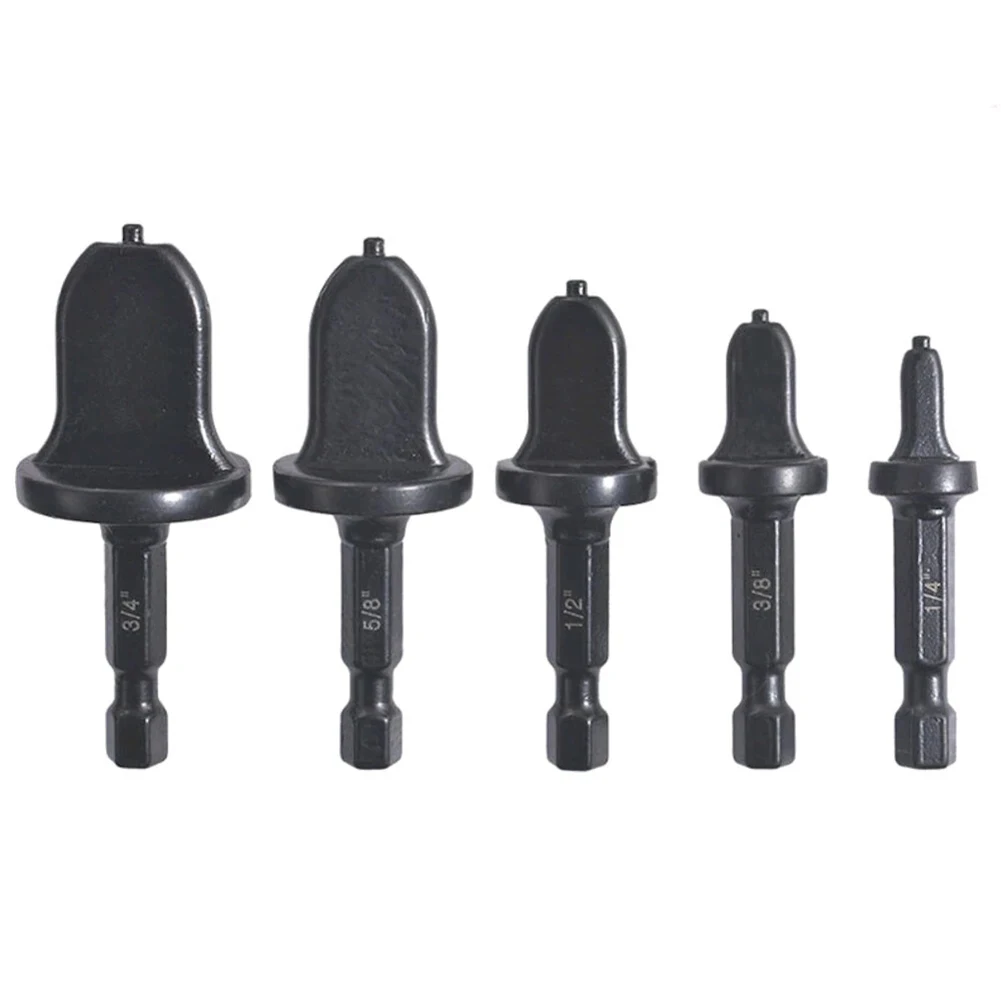 

5pcs Hex Handle Tube Expander HVAC Tools Air Conditioner Swaging Flaring Set For Hard Soft Copper Standardized Easy