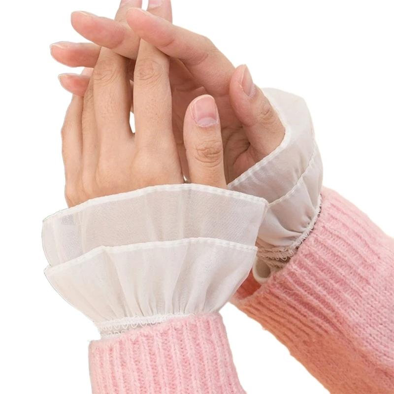 Новый стиль наручные манжеты для девочек съемная милая рубашка-юбка