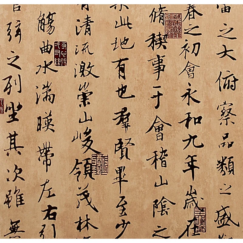 

Китайские обои, Классическая каллиграфия, каллиграфия и живопись, фон для гостиной, стена для ресторана
