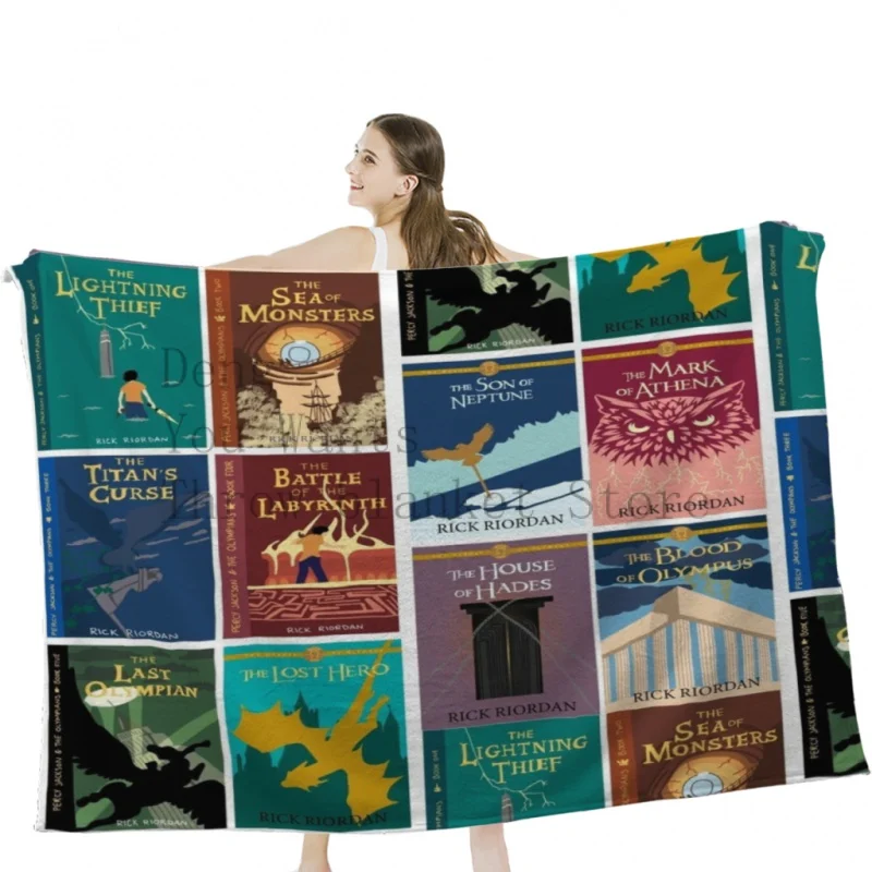 

Pjo and hoo series pack Soft Velvet Blanket Lightweight Bed Blanket Home Decor Fleece Blanket