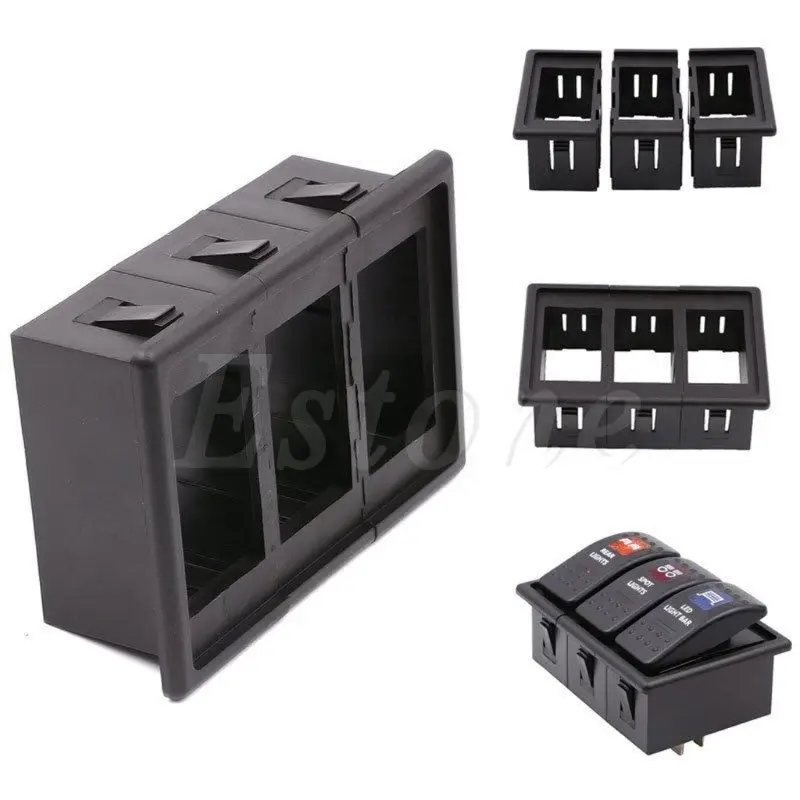 Корпус держателя патруля в сборе с 3 кулисными переключателями для типа ARB Carling