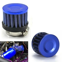 universal car air filter 25mm for motorcycle cold air intake high flow crankcase vent cover mini breather filters
