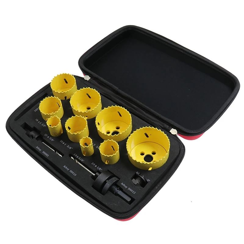 

Pipe Downlight Bimetal Hole Opener Set M42 Gypsum PVC Thin Board Woodworking Hole Drill