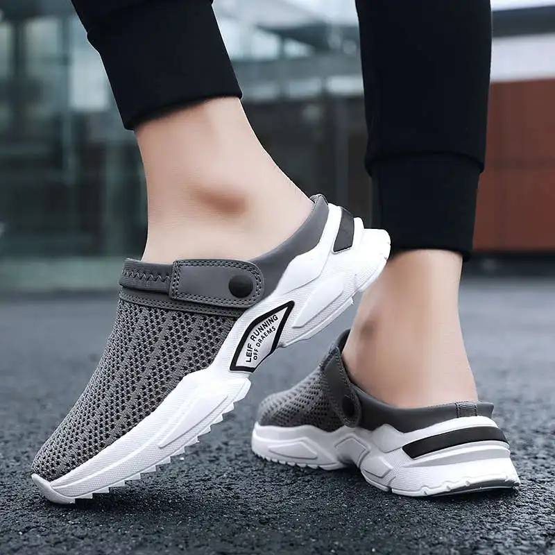 

Spotr Wedge Sandals Chaussure Men's Slippers Non Leather Casual Men's Casual Shoes Cork Male Sneakers Hardloop Schoenen Tennis