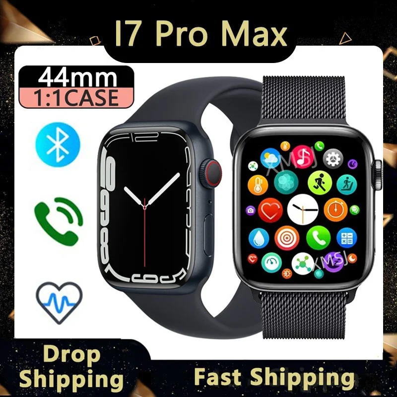 

Original Smart Watch I7 Pro Max Series 8 Phone Call Custom Watch Face Sport Waterproof Women Man Wireless Charging Smart Watch