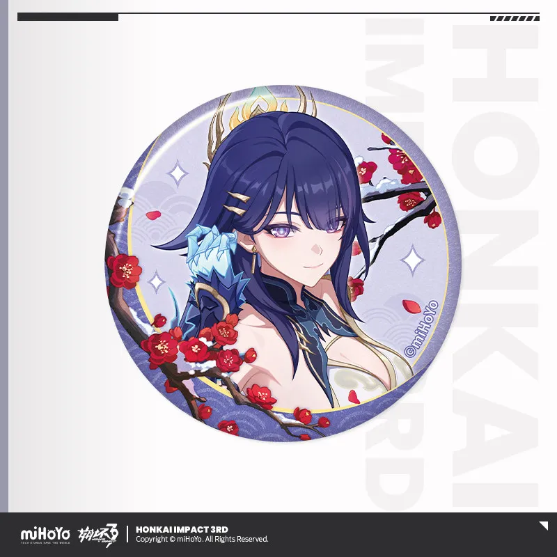 Официальный значок MiHoYo Honkai Impact 3rd Kiana Kaslana Raiden Mei Elysia из серии Revelry of Dawn, жестяной значок, подарок для фанатов на Хэллоуин (art.: 3920d83da762e) - 3920d83da762e