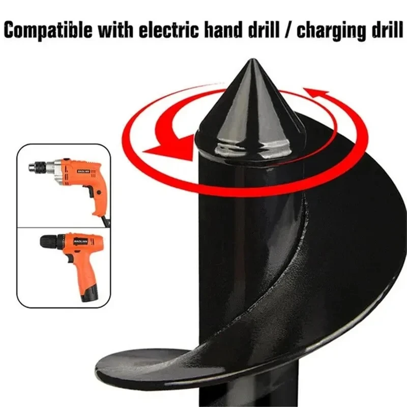 Шнековая спиральная Буровая головка для посадки цветов