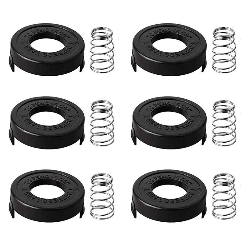 

RS-136 String Trimmer Line Spool Cover Coil Cover For BLACK+DECKER 682378-02 Cap Cover 68223500 Spring