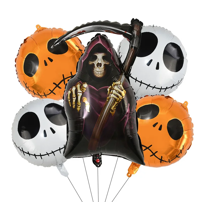 

5 шт., надувные гелиевые шары в виде тыквы