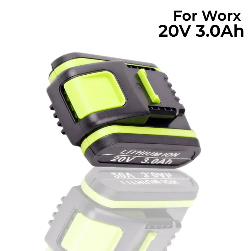

2022 3000mAh 20V for Worx Power Tools WX386 WX678 WG169E WA3551 WA3553 WX390 WX176 Lithium Ion Rechargeable Replacement Battery