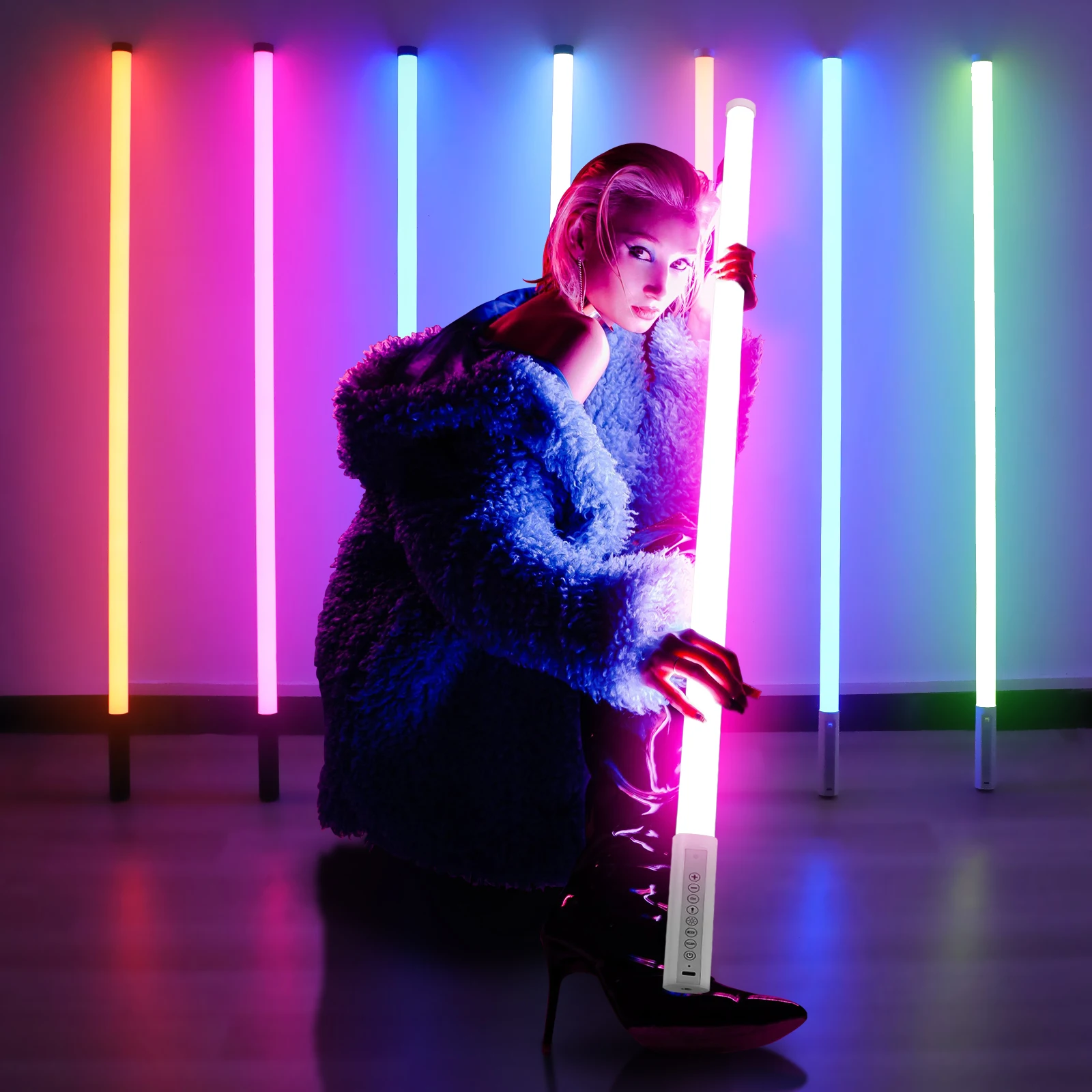 Оптовая продажа светодиодная неоновая трубка с питанием от батареи