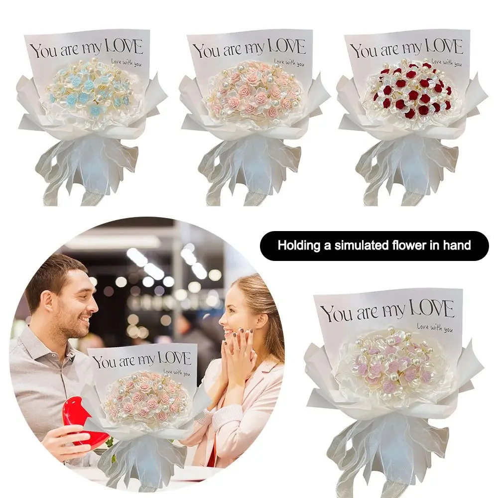 Креативный букет розы сделай сам реквизит для фотографий искусственные цветы