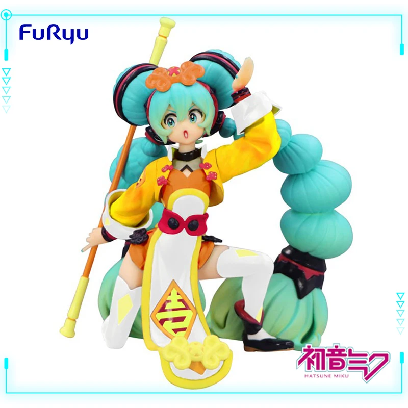 

FuRyu оригинальный подлинный Вокалоид Hatsune Miku виртуальный певец Miku Китай Isyou Ver цвет Vari 10 см фигурка фигурки Фигурки игрушки