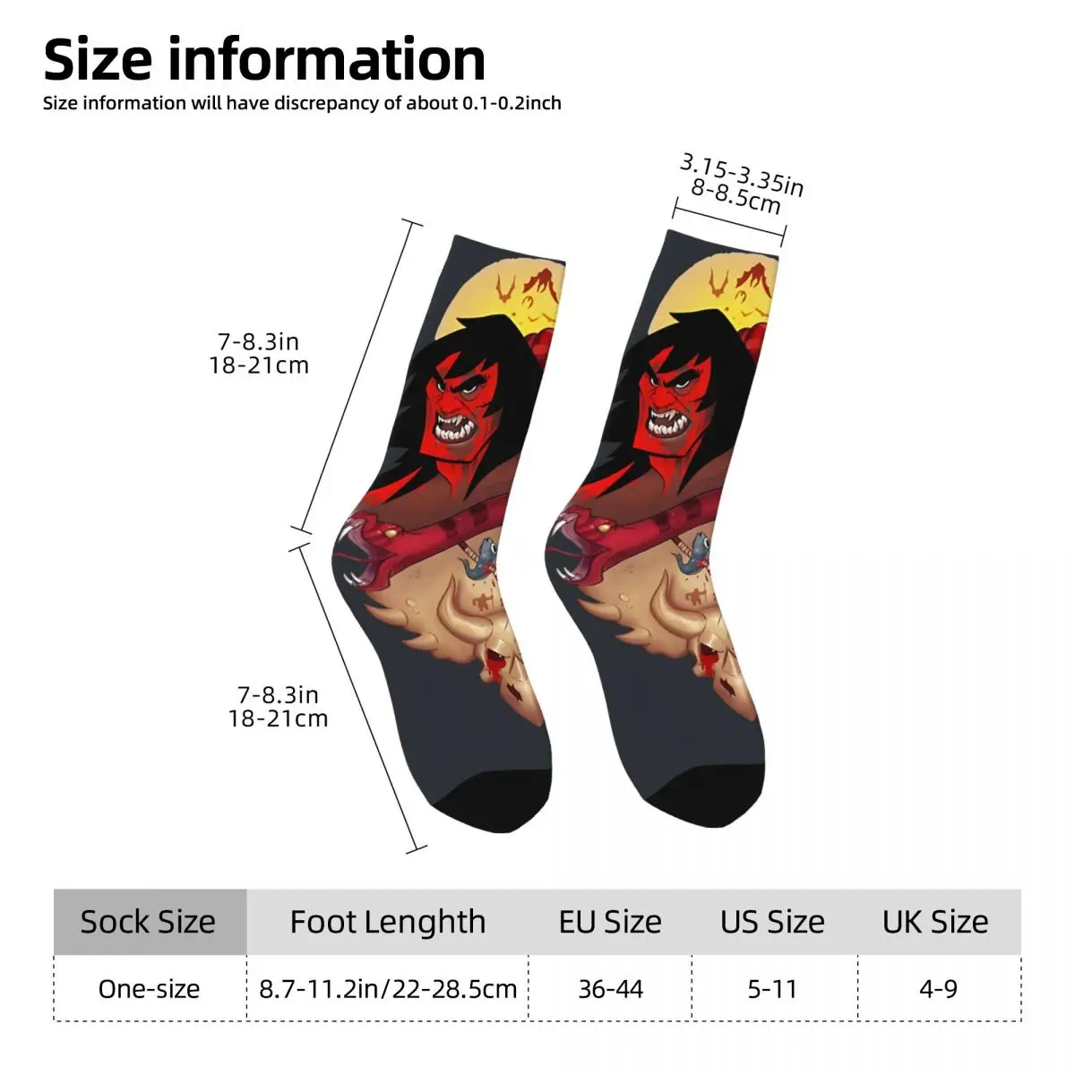 Мужские Носки Happy Genndy Tartakovsky в стиле ретро Харадзюку оригинальные бесшовные носки