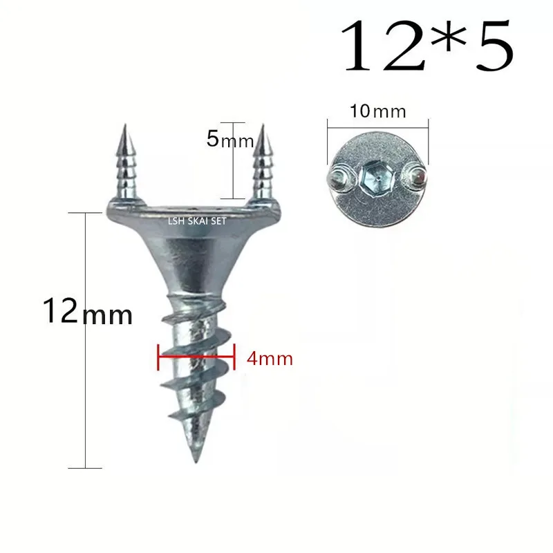 

50 шт., плинтус из цельного дерева, бесшовные гвозди, двусторонние саморезы, специальные гвозди, невидимые защитные винты