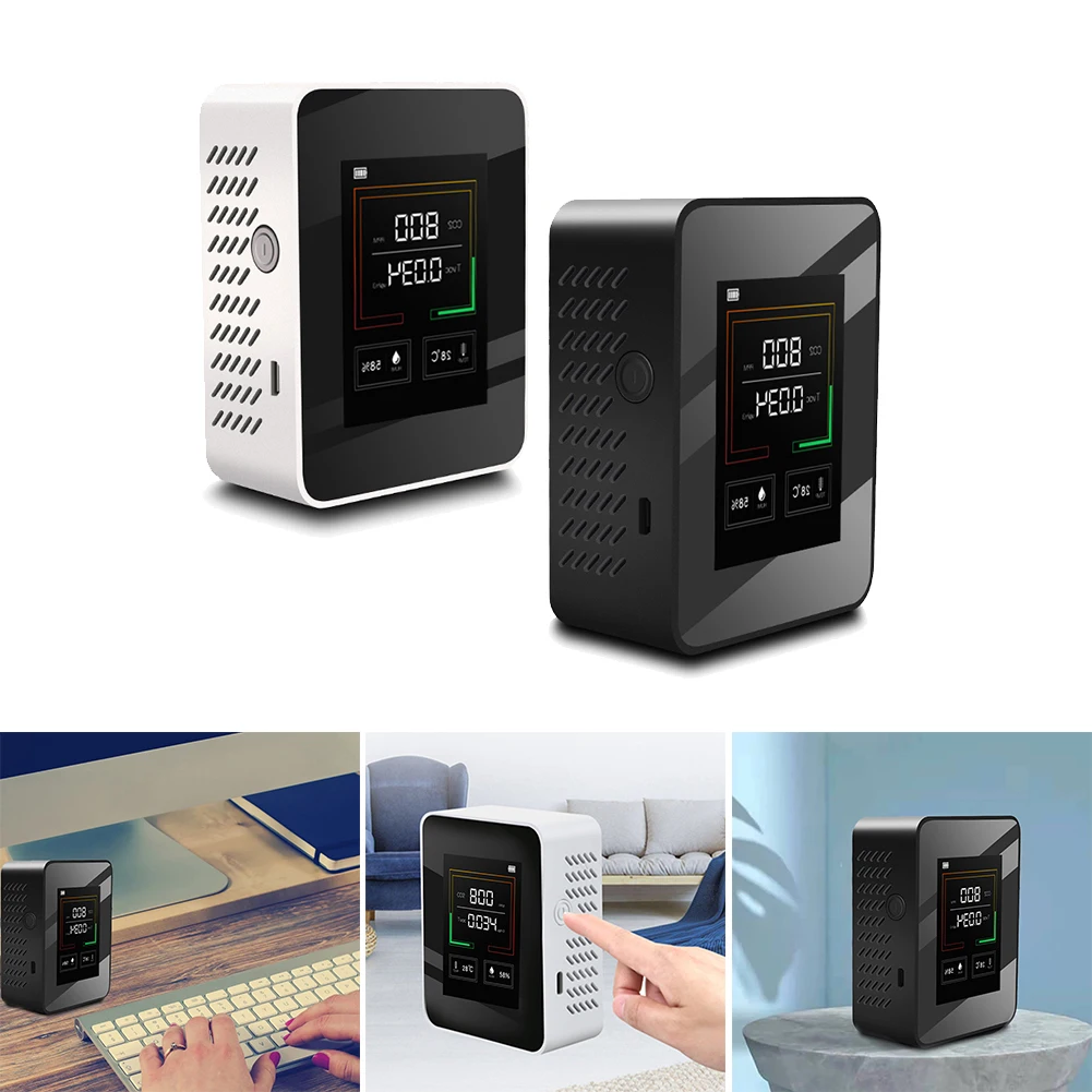 

Портативный многофункциональный детектор качества воздуха с ЖК-дисплеем