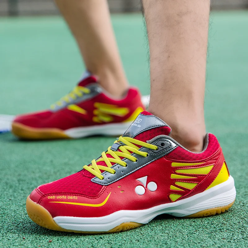 2022 Spring Summer Outdoor Fashion Red Couples Tennis Shoes for Men Women Breathable Non-slip Badminton Sneakers tenis feminino