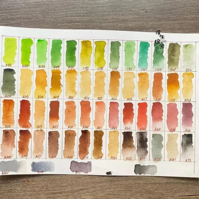 Оригинальная Акварельная пигментная упаковка старого голландского класса для