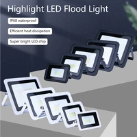 led flood light ip68 waterproof ac 220v 10w 20w 30w 50w 100w outdoor garden projector lighting spotlight wall lamps flood lights