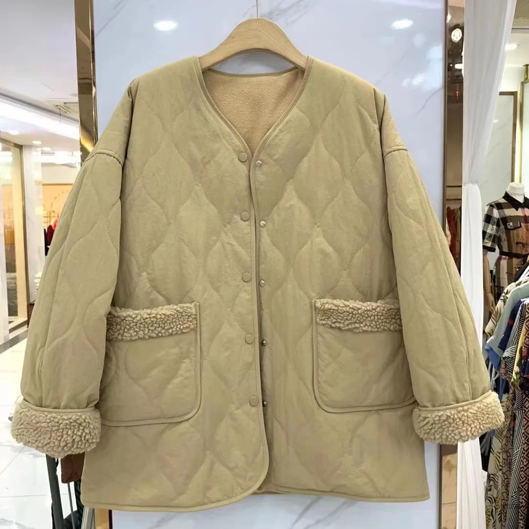 Winter Jacket Women Fashion Outwear Casual Jackets Solid TopsAll-MatchSimple Fresh Stylish Warm Women Coat Loose Thicken Coats