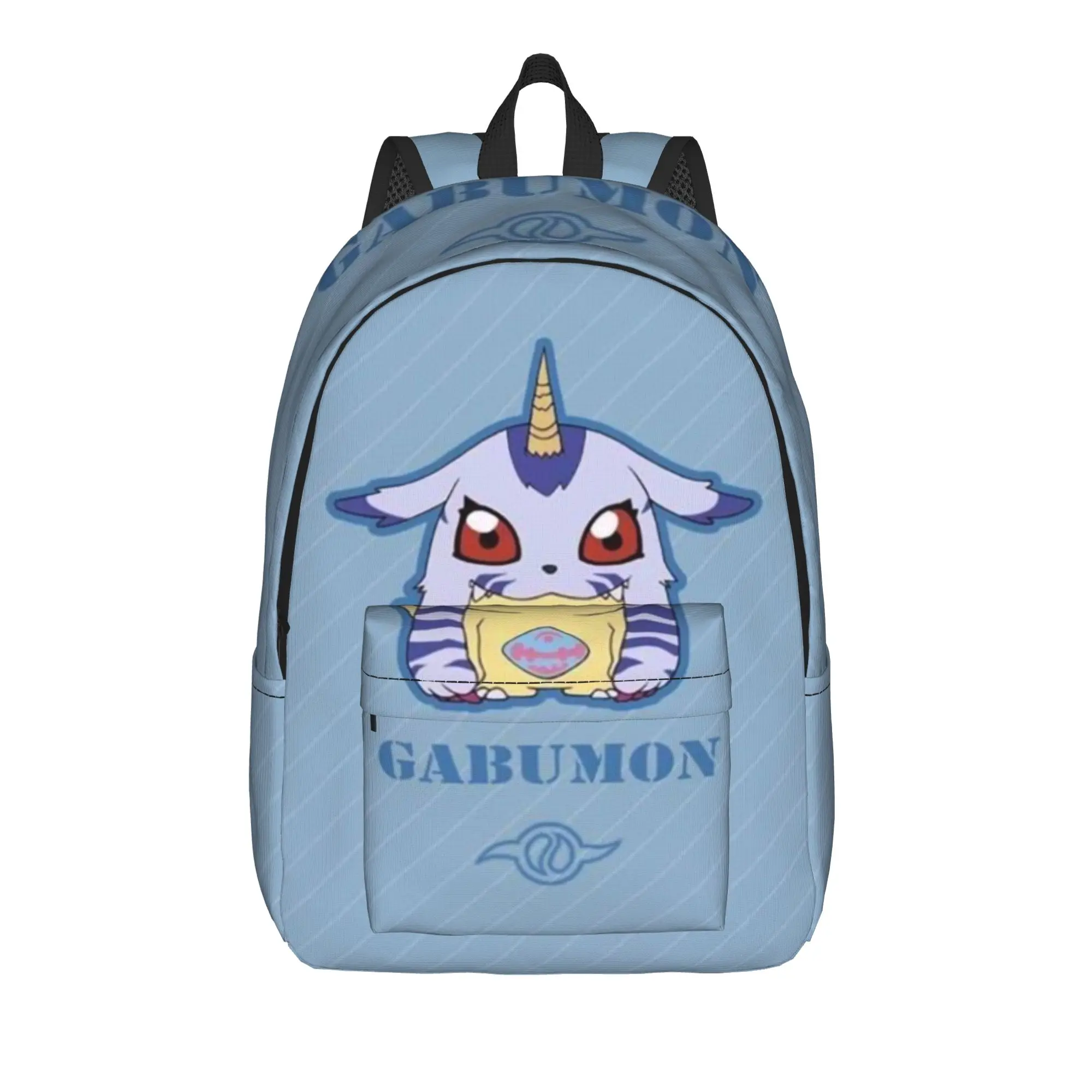 Фото Сумка для хранения Digimon к началу учебного года, ретро-рюкзак Gabumon (5) с возможностью стирки №1