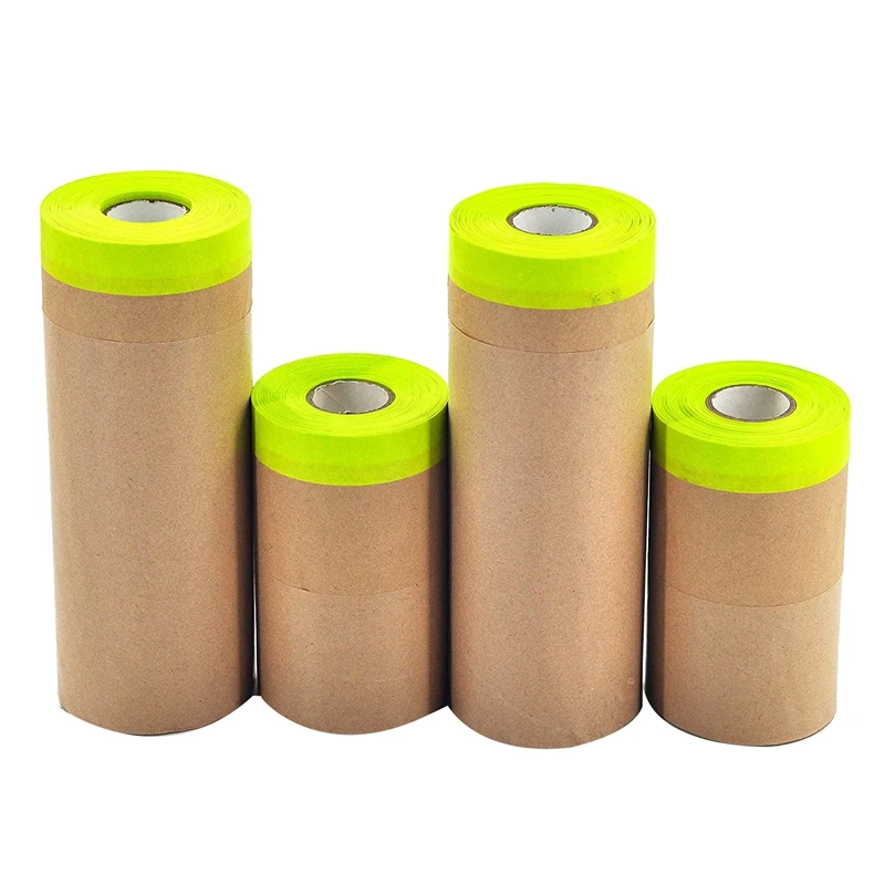 

4Piece Multifunctional Masking Paper Masking Tape And Curtains For Paint Paint Masking Paper Variety Of Paint Masking Papers