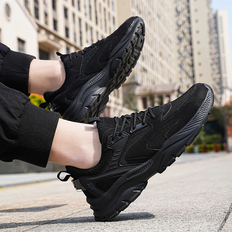 STRONGSHEN Men Sneakers Sport Shoes Outdoor Running Jogging Walking Trend Lightweight Gym Mens Shoes Plus Size Zapatillas Hombre