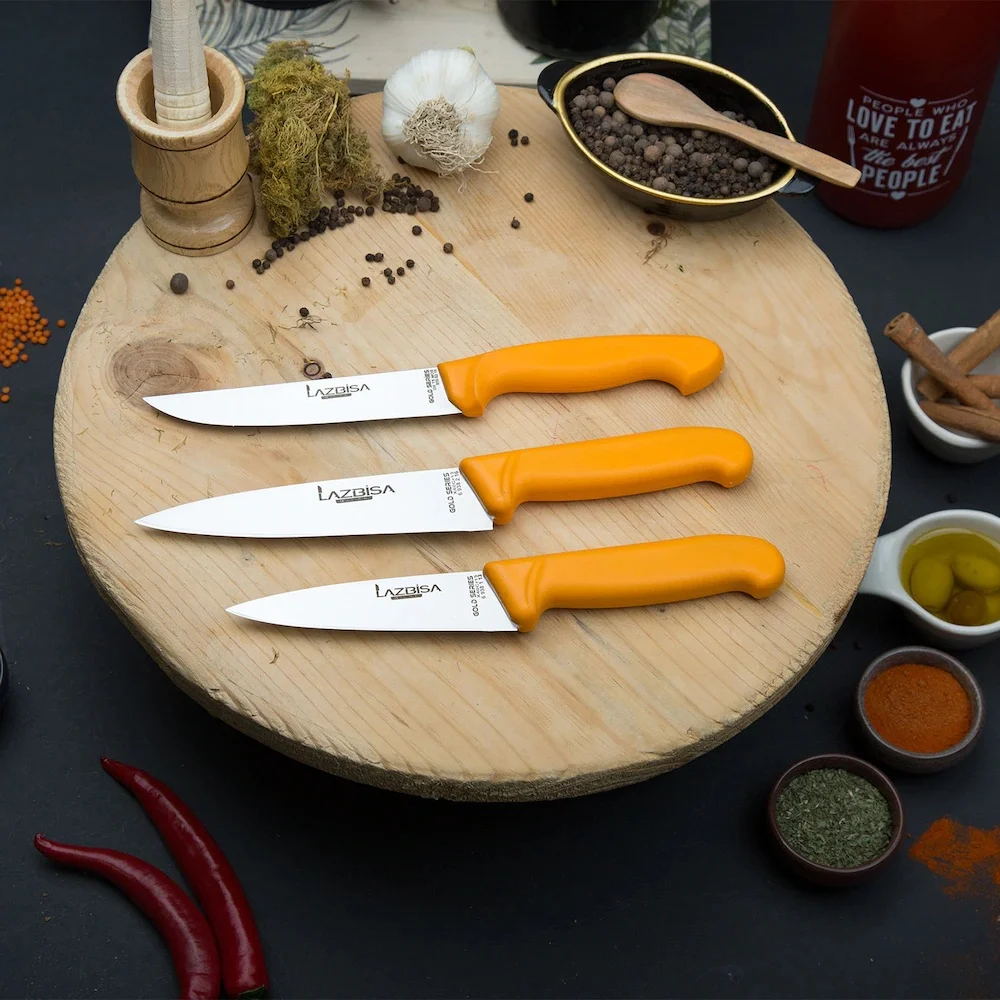 

Набор кухонных ножей LAZBİSA, набор ножей шеф-повара для мяса, овощей, хлеба, фруктов