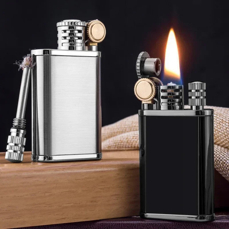 Зажигалка CHIEF Ten Thousand Matches, керосиновая, двойного назначения, персональный подарок, аксессуары для курения, гаджеты для мужчин (art.: 3920d93089aa6) - 3920d93089aa6