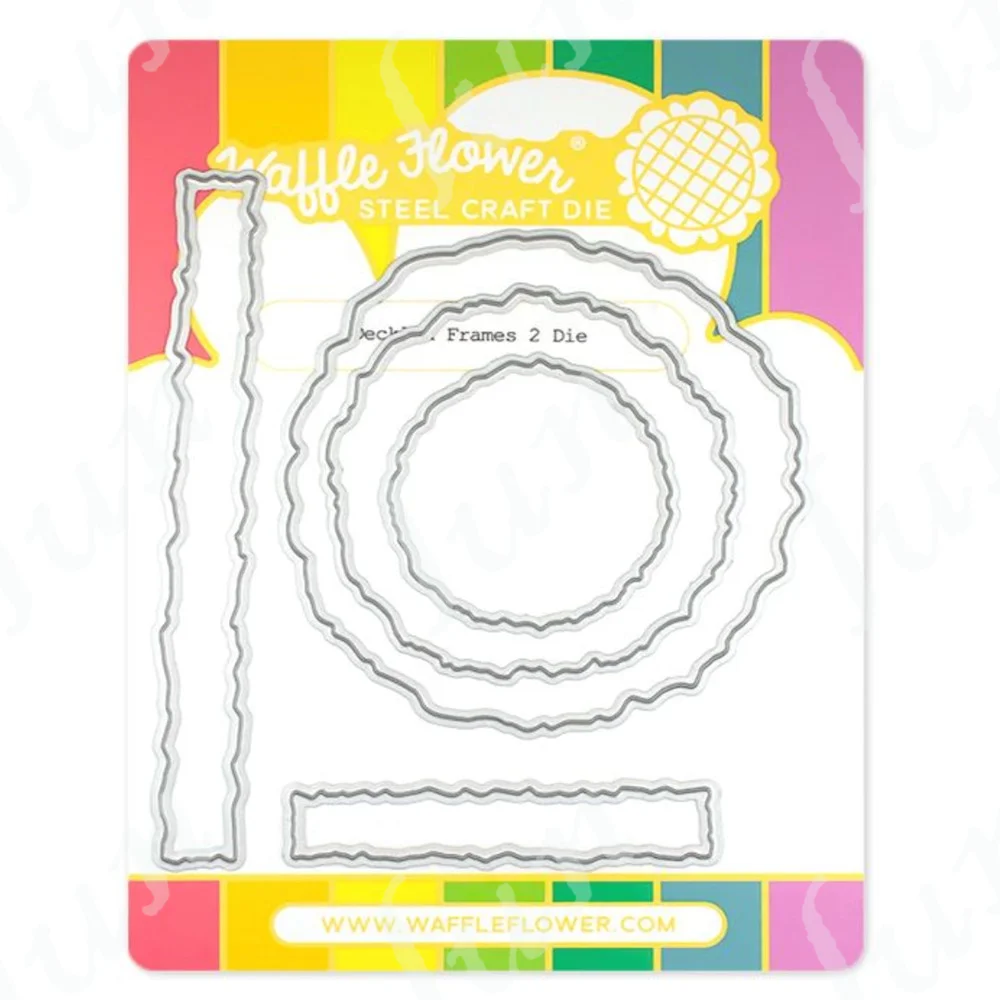 

New Cutting Dies for 2023 Deckled Frames Die Molds Cuts Craft for Diy Craft Making Greeting Card Scrapbooking Decoration Molds