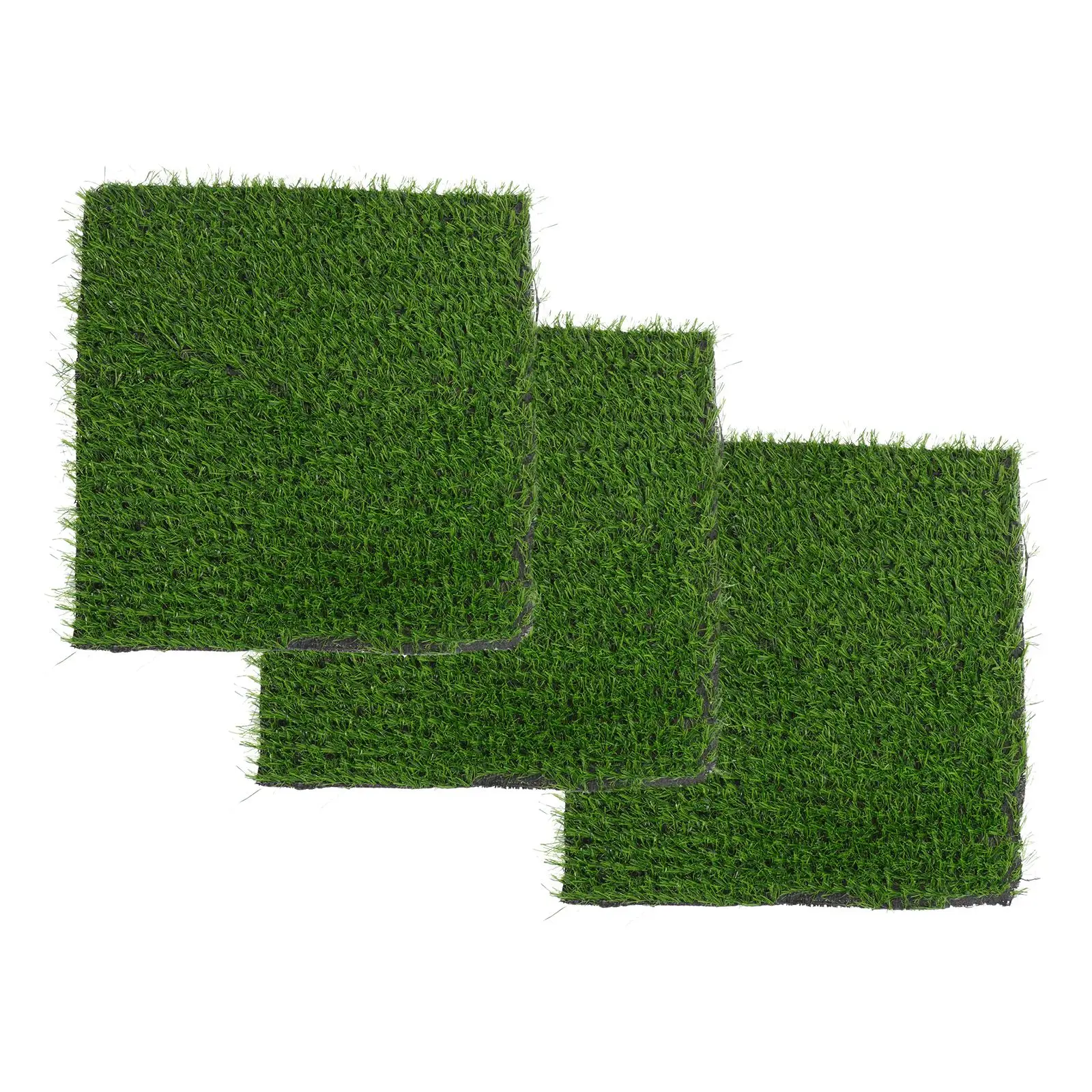 3pcs Chicken Cage Cushions Chicken Cage Mats Artificial Grass Mats Washable Nesting Pads Chicken Nesting Box Fake Grass Cushions