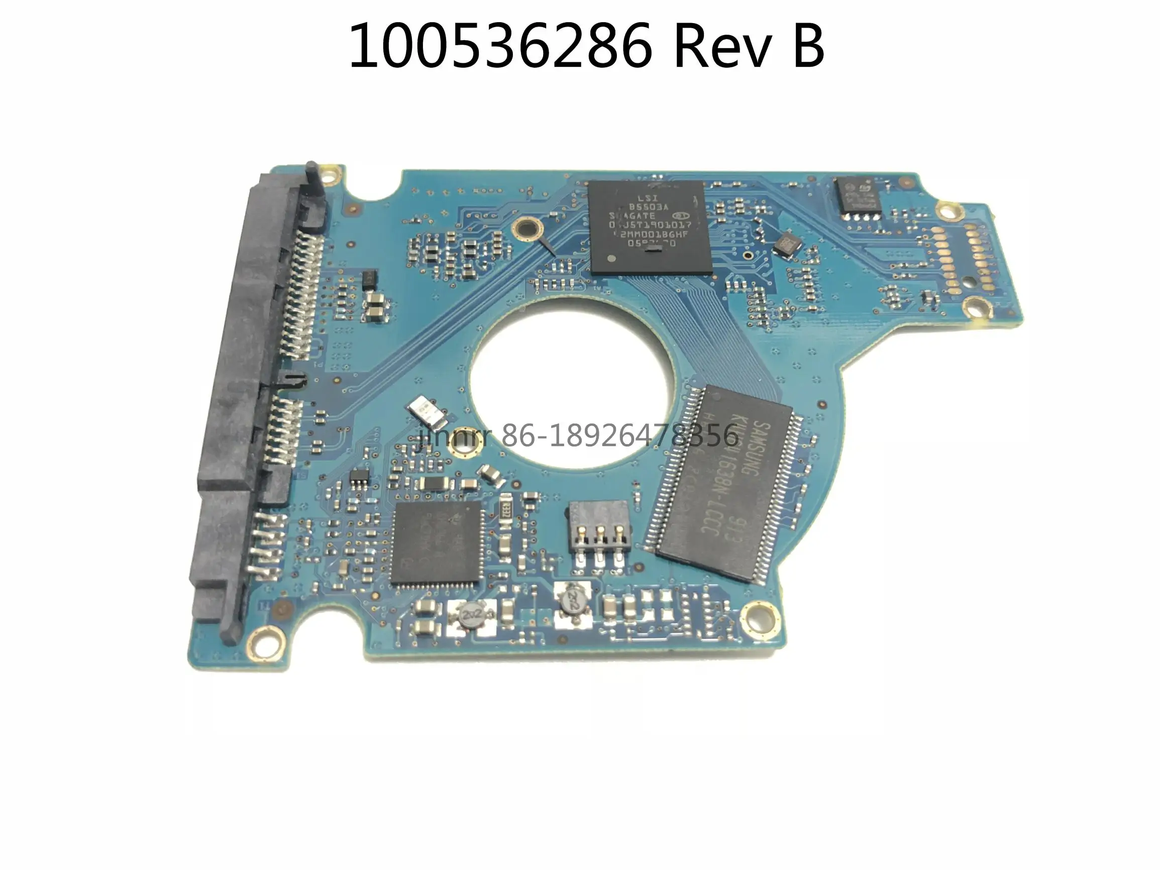 Печатная плата жесткого диска PCB 100536286 Rev B 100513491rev замеры A |