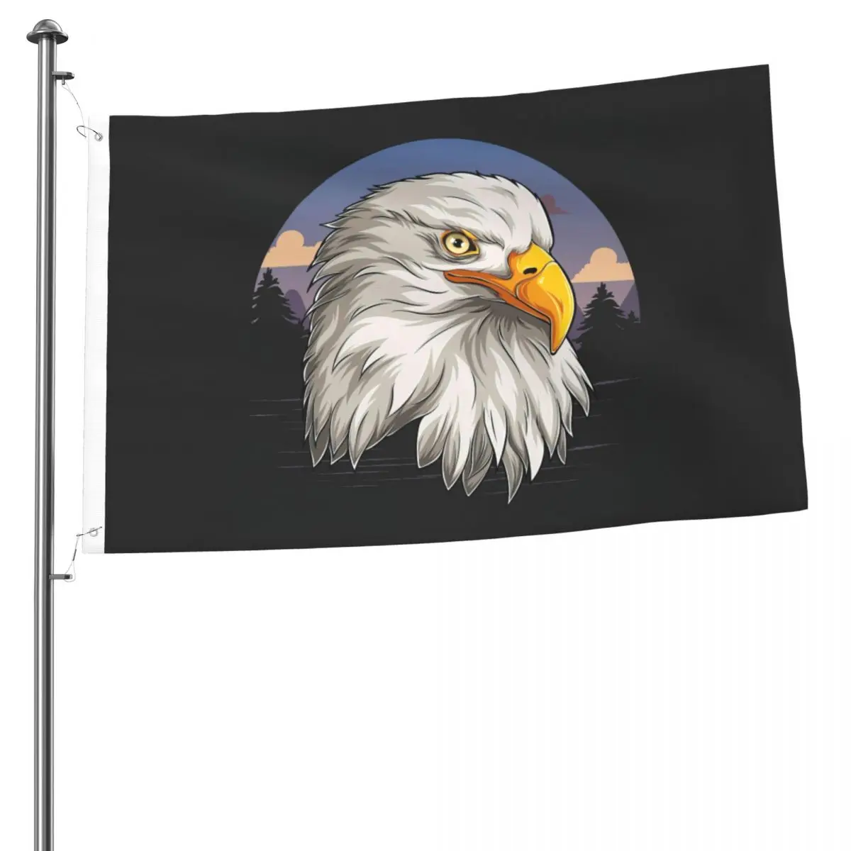 

Eagle American Flag Independence Day Veterans Day 4th Of July And Memorial Day Flag Brass Grommets 2x3FT Flag Double-Sided Flag