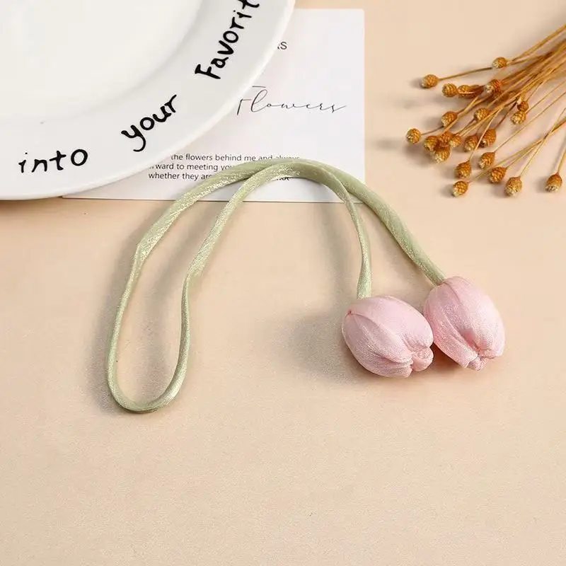 

Объемные 3D-тюльпаны с бантом для декора