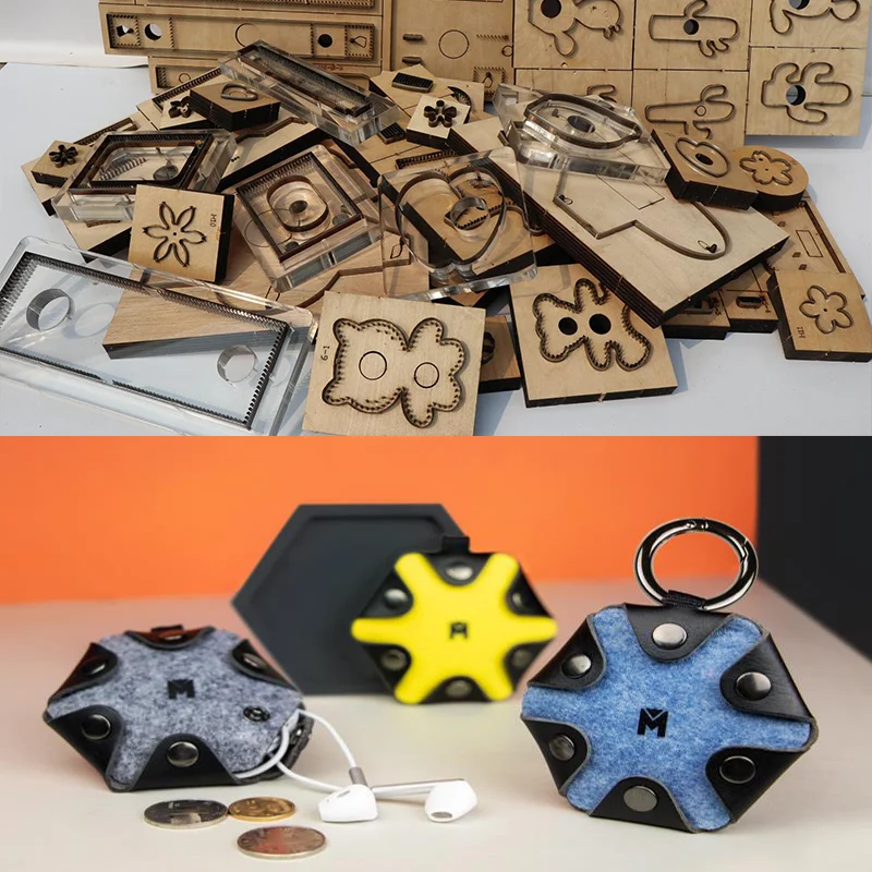 

-Japanese Steel Knife Mold Handmade Leather Goods Earphone Storage Bag Coin Wallet Knife Mold Handmade Leather Tool Knife Mold