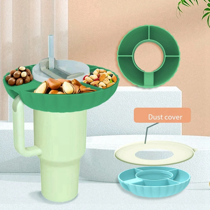 Силиконовый поднос для закусок чаша фруктов Кубка Стэнли совместимая с Кубком