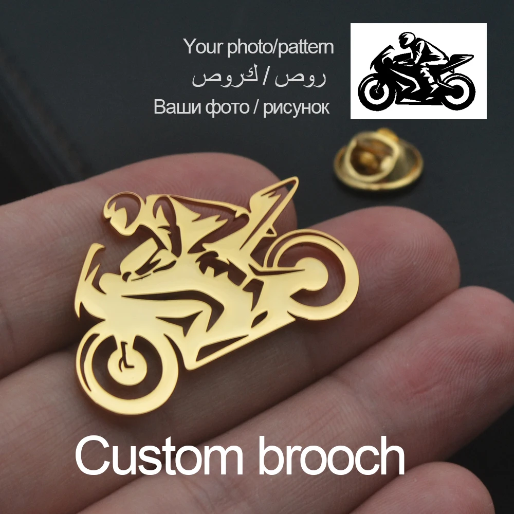 Индивидуальная брошь с фотографией/узором изготовление на заказ и оптовая