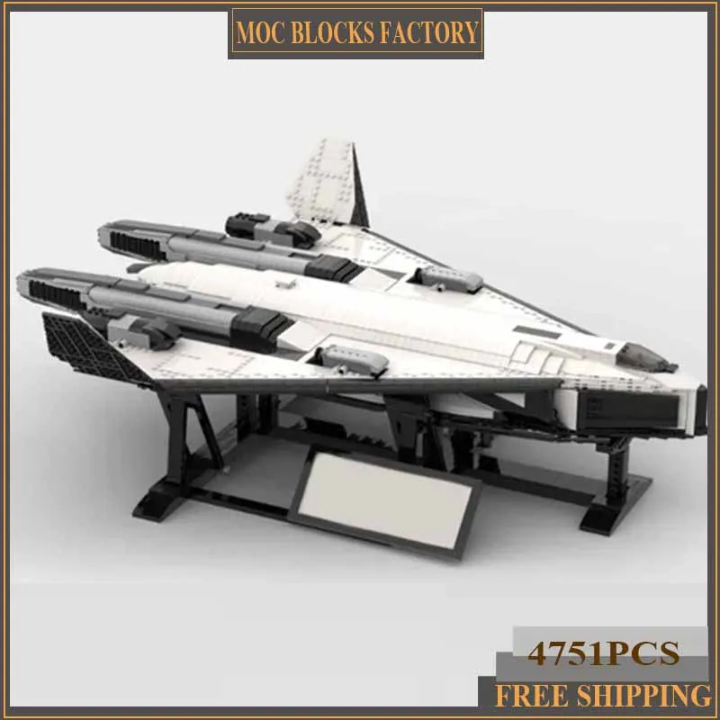 Moc Building Bricks Звездный фильм Модель SSTO TAV 37B Class Shuttle Технология модульных блоков