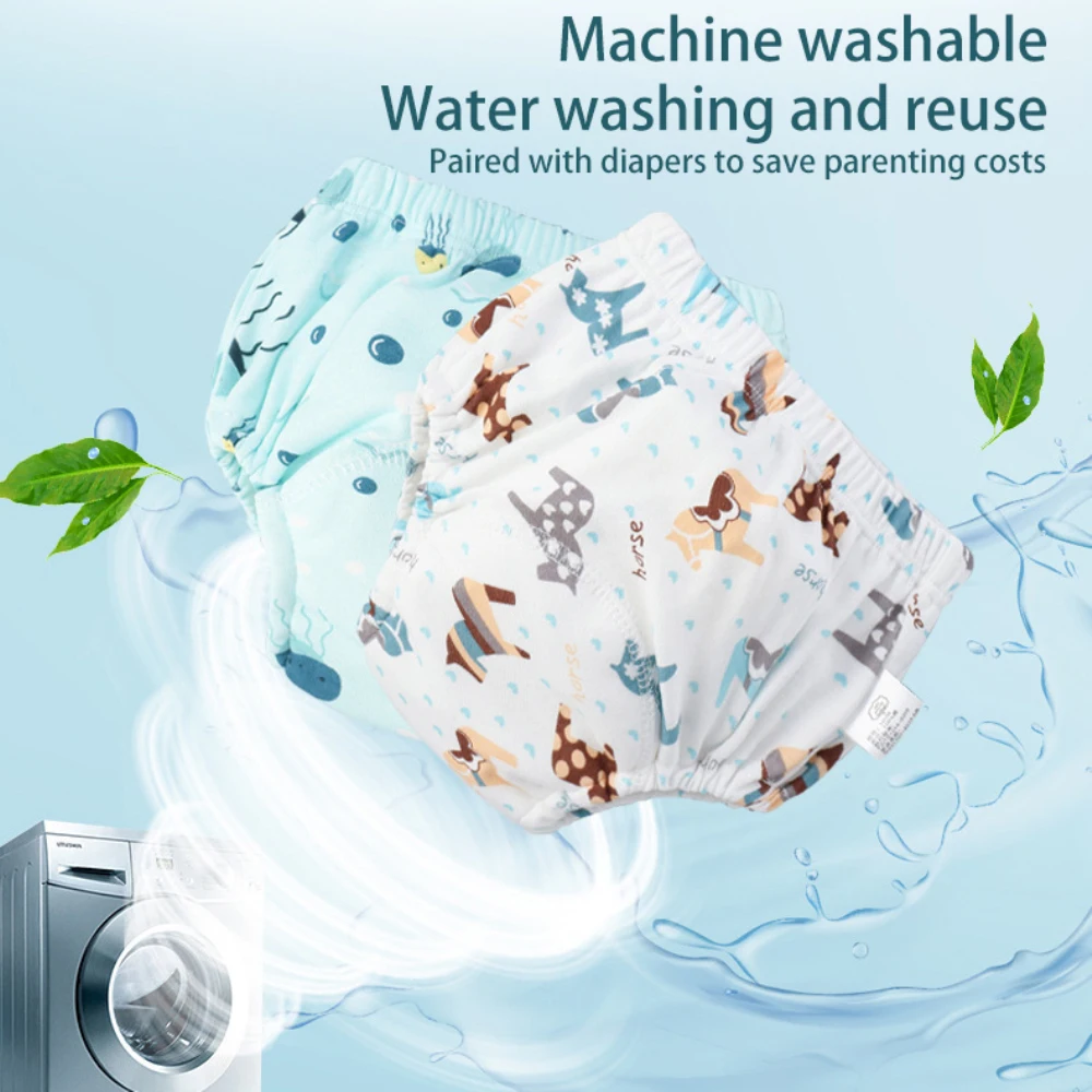 1 шт. Детские многоразовые подгузники из хлопка