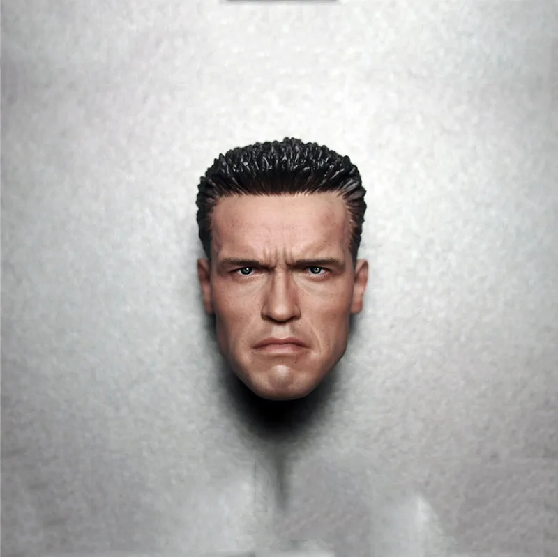 

1/6 Head Model Sculpt Arnold Schwarzenegger For 12'' Male HT Phicens Body Figure