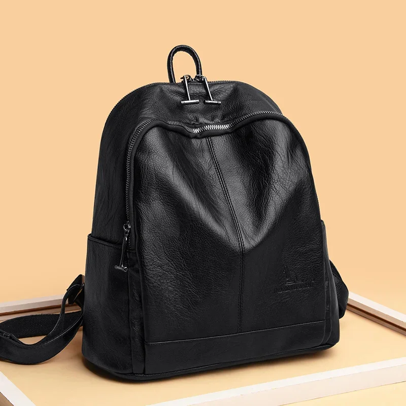 

Новый женский кожаный рюкзак в стиле преппи, винтажный женский рюкзак, Женский дорожный рюкзак, школьные сумки для девочек-подростков