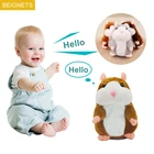 Детский говорящий хомяк мышь электронная плюшевая игрушка запись Повтор говорящий питомец обучающая игрушка забавный подарок