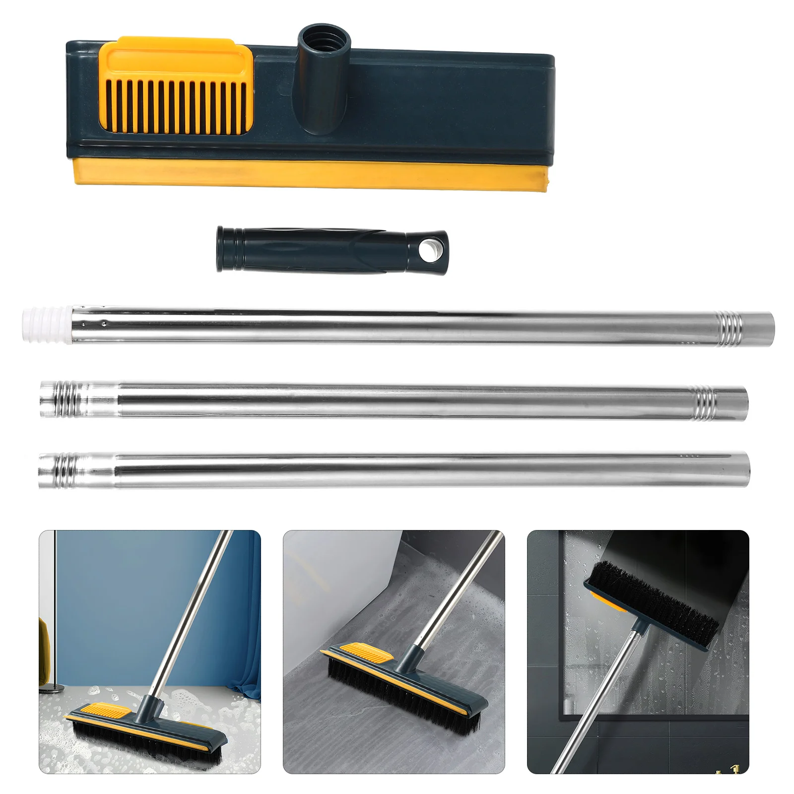 

Щетка для чистки пола, скребок для чистки пола, щетки для душевой плитки, кухни, ванны, ручка для ванной, инструмент для накипи, щетка, линия, жесткий паз