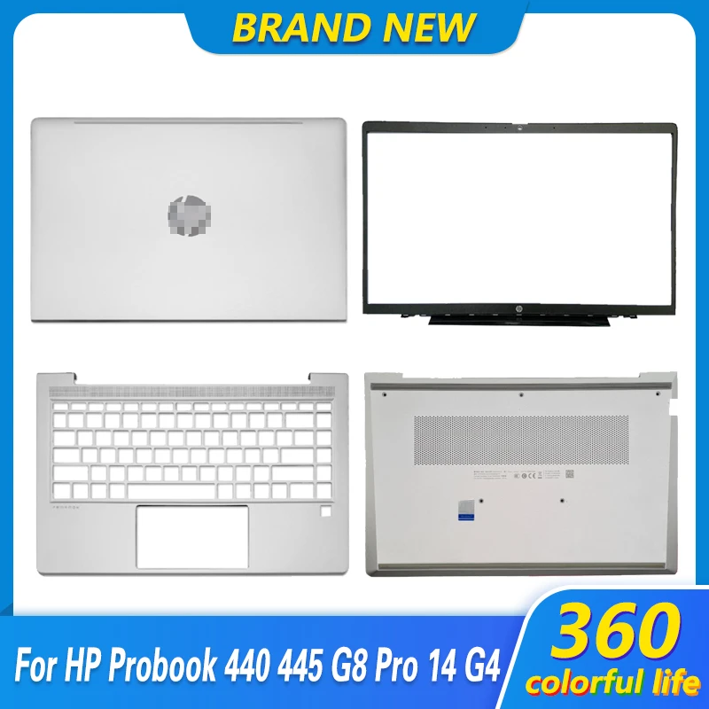 

New Original For HP Probook 440 445 G8 Pro 14 G4 LCD Back Cover Front Bezel Palmrest Upper Top Lower Bottom Cover Housing Case