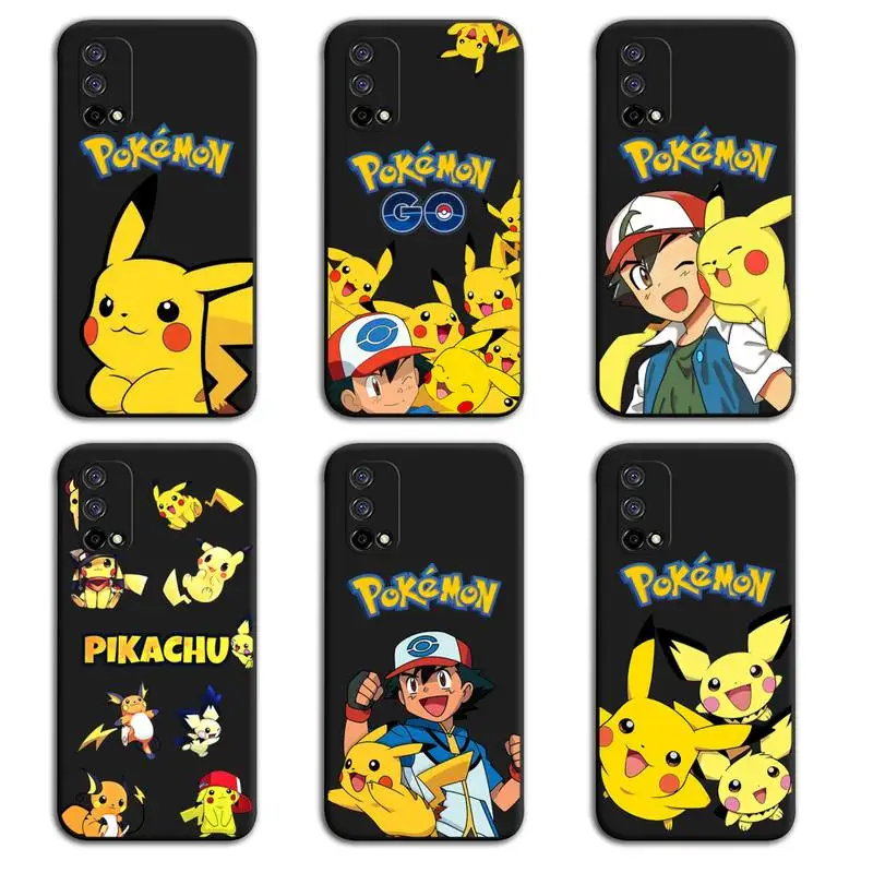 

Pokemon Pikachu Ash Ketchum Phone Case For OPPO Realme 6 Pro C3 5 Pro C2 RENO2-Z A11X XT