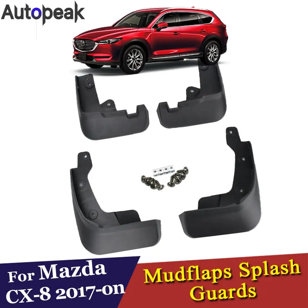 

4 брызговики для Mazda CX-8 CX 8 CX8 KG 2017-2023 брызговики переднее и заднее крыло 2018 2019 2020 2021 2022