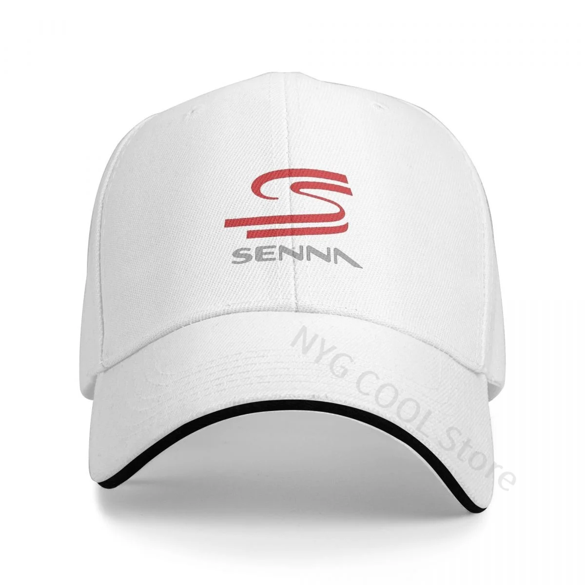 

Senna Logo Baeball Cap Summer Uniex 2023 Caual Sandwich Baeball Cap Peronalized Caual Hat